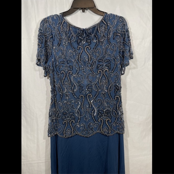 NEW Pisarro Nights Bead Embellished Mock Gown 12 - Picture 9 of 11